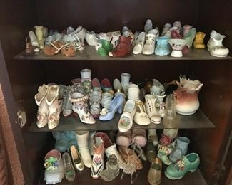 Miniature shoe collection
