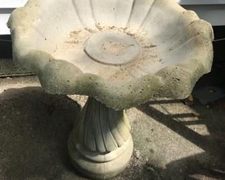 Nice bird bath