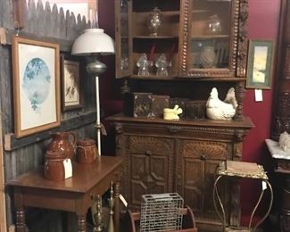 1800's Hunter Carded Cabinet