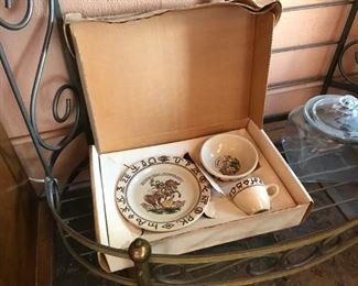 Wallace True West Buckroo Child's Set with Box