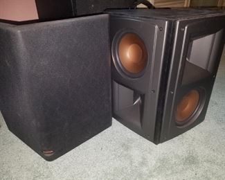 Klipsch speakers (3 available) Surround sound speaker pictured