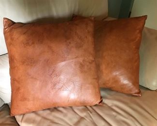 Leather Pillows