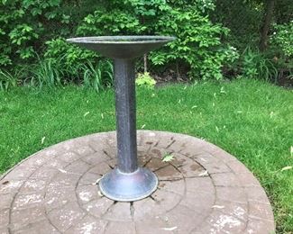 Metal Bird Bath