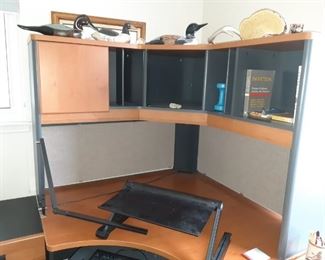 2 large home office desks