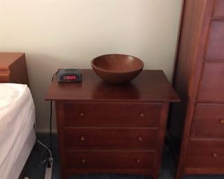 Thomasville 3 Drawer Bedside Table 