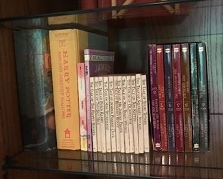 Harry Potter, Roald Dahl, Beatrix Potter books