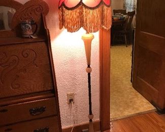 Onyx Floor Lamp.  Lamp Shade sold separately