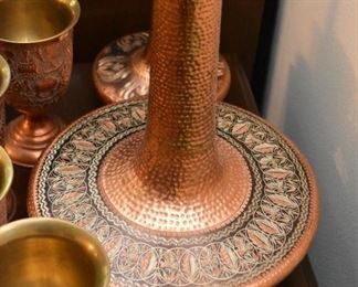 Middle Eastern Copper Vessels / Vases & Goblets 
