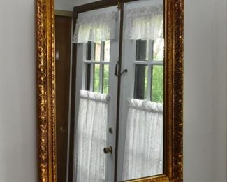 Wall Mirror with Gilt / Gold Tone Frame