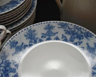 Blue & White Rosenthal China Tea & Coffee Set 