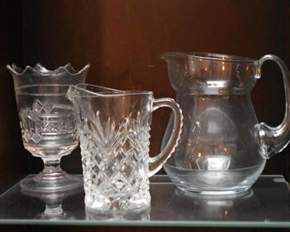 Vintage Glassware - Pitchers & Vases