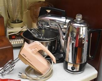 Hand Mixer, Stand Mixer, Coffee Percolator