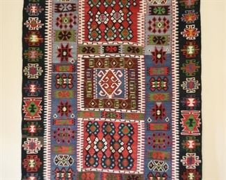 Vintage Kilim Carpet / Rug 1930's (Approx 62" x 43.5")
