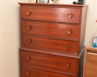 Vintage Highboy Chest of Drawers / Dresser 