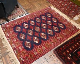 Tekke Bokhara Iranian Carpet / Rug (Approx 63" x 43.5")