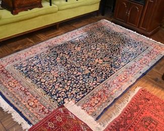 Oriental Tabriz Carpet / Rug (Approx 98" x 58") 
