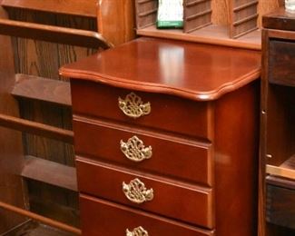 Small Chest of Drawers with Brass Pulls