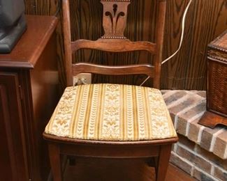 Vintage Wood Side Chair