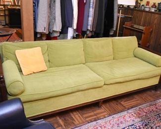 Vintage Sofa with Wood Frame