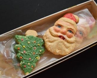 Vintage Preserved Christmas Cookies (real cookies)