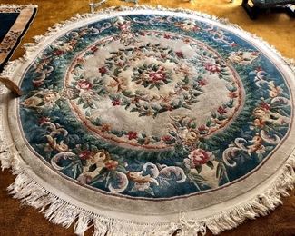 Aubusson Round Rug