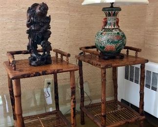 Vintage Bamboo Tables