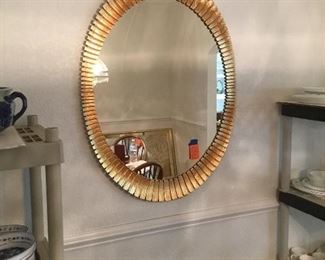 Gold mirror