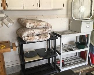 Plastic shelving