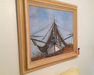 Schooner painting
