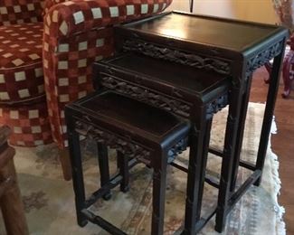 Asian nesting tables