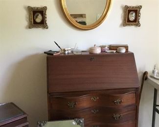 Drop front small desk