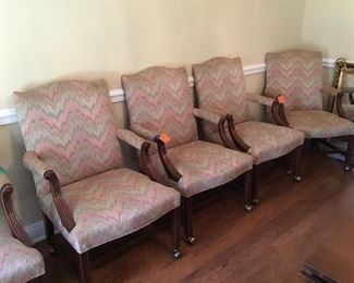 Set of 6 total Marsha Washington chairs, 4 & 2. = 6 total