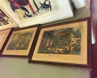 Currier & Ives prints