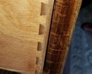 Hutch dove tailed drawers