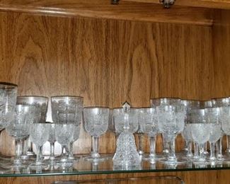 Crystal Cut Glassware