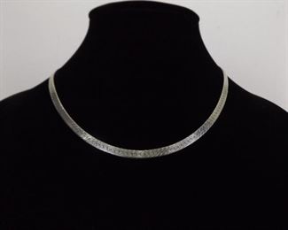 .925 Sterling Silver Thick 5mm Snake Link Necklace
