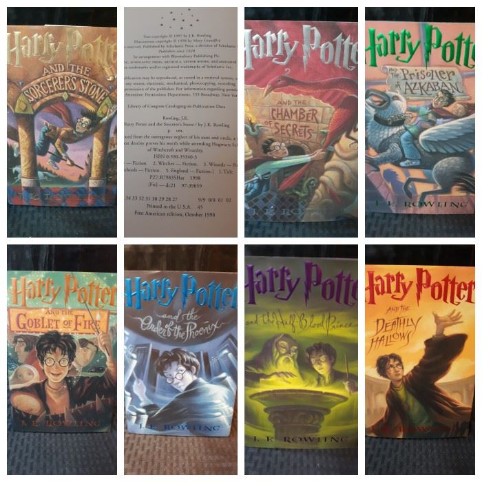 Harry Potter first American editions