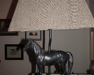 Equestrian Horse Table Lamp