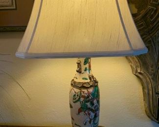 SOLD Antique hand painted lamp.  Gorgeous!  Will sell now for $150.