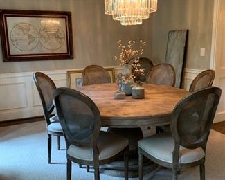 Outrageous Interiors Round dining room set