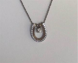 14K Gold & Diamond Necklace https://ctbids.com/#!/description/share/179831