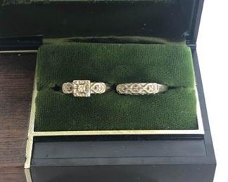Two 14K Gold Wedding Rings https://ctbids.com/#!/description/share/179837