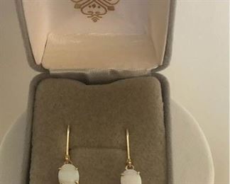 14K Gold & Opal Earrings    https://ctbids.com/#!/description/share/179838