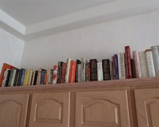Hundreds of cook books