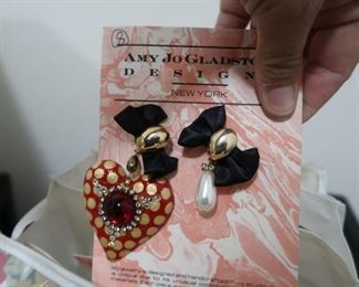 Amy Jo Gladstone vintage earrings