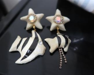 Amy Jo Gladstone vintage earrings