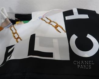 Chanel, Gucci, Pucci, and other vintage designer scarves, Italian, silk, and cotton hand-stitched hankerchiefs