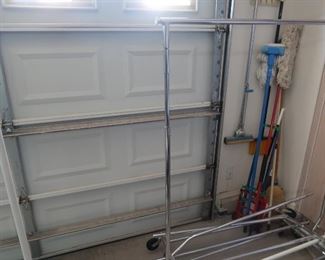 Racks are to hold clothing and ARE NOT for sale