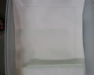 Lots of beautiful linens