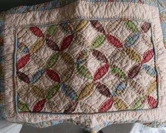 Two-sided king quilt with matching shams-like nothing I have seen before!